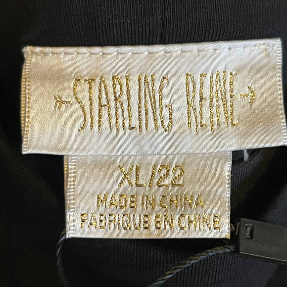 Starling Reine Black Tulle Layered Whimsigoth Y2K Witchy Dress Women's XL - Picture 2 of 10